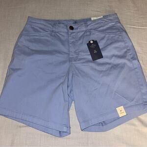 St. John's Bay Blue Flat Front Shorts Casual Style
